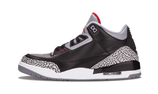 136064-010 Air Jordan 3 Retro Black Cement