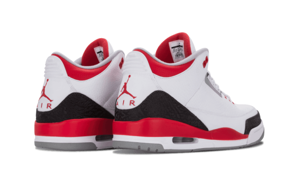 136064-120 Air Jordan 3 Retro Fire Red