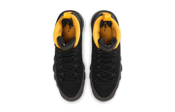 302359-070 Air Jordan 9 Retro GS Dark Charcoal University Gold