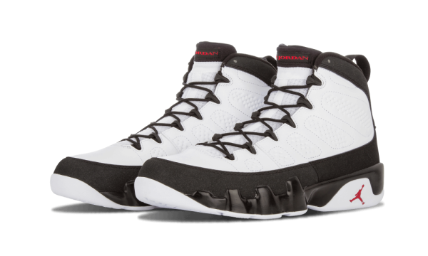 302370-102 Air Jordan 9 Retro White Black Red (2010)