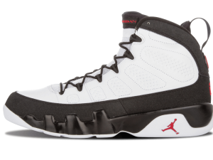 302370-102 Air Jordan 9 Retro White Black Red (2010)