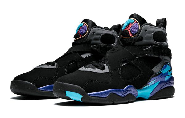 305368-025 Air Jordan 8 Retro BG Aqua 2015