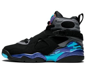 305368-025 Air Jordan 8 Retro BG Aqua 2015