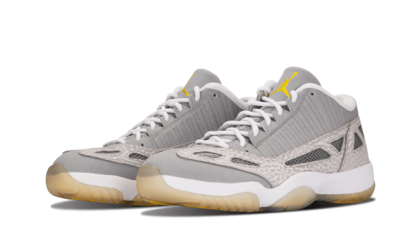 306008-072 Air Jordan 11 Retro Low IE Silver Zest