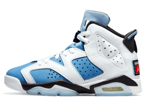 384665-410 Air Jordan 6 Retro UNC White (GS)