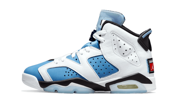 384665-410 Air Jordan 6 Retro UNC White (GS)