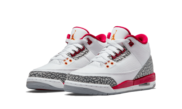 398614-126 Air Jordan 3 Retro Cardinal (GS)