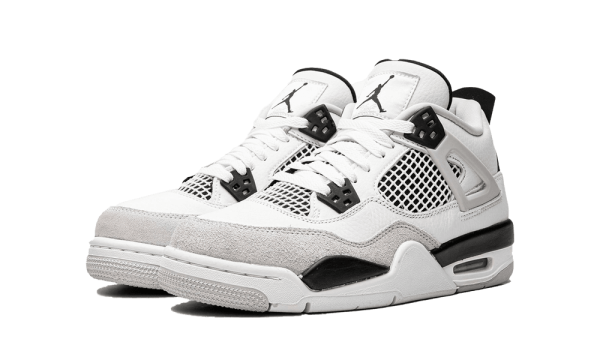 408452-111 Air Jordan 4 Retro Military Black (GS)