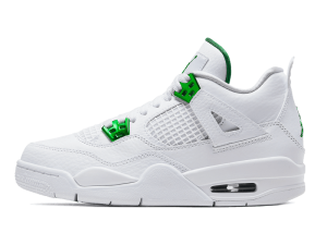 408452-113 Air Jordan 4 Retro Metallic Green (GS)