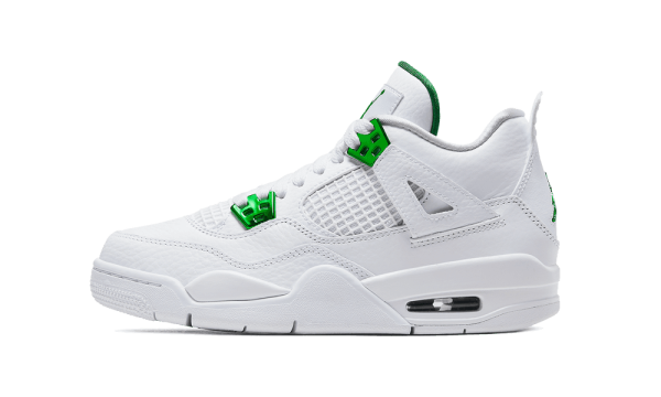 408452-113 Air Jordan 4 Retro Metallic Green (GS)