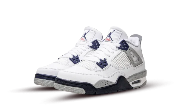 408452-140 Air Jordan 4 Retro Midnight Navy (GS)