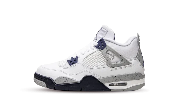 408452-140 Air Jordan 4 Retro Midnight Navy (GS)