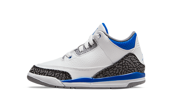 429487-145 Air Jordan 3 Retro Racer Blue (PS)