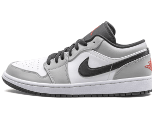 553558-030 Air Jordan 1 Low Light Smoke Grey