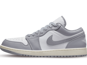 553558-053 Air Jordan 1 Low Vintage Stealth Grey