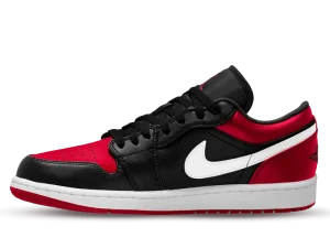 553558-066 Air Jordan 1 Low Alternate Bred Toe