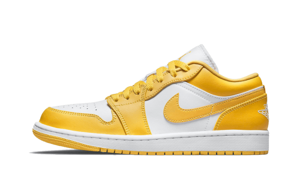 553558-171 Hohe Qualität Air Jordan 1 Low Yellow White