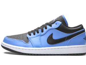 553558-403 Air Jordan 1 Low University Blue Black