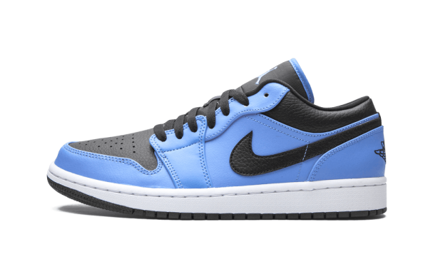 553558-403 Air Jordan 1 Low University Blue Black