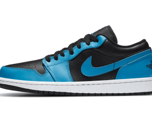 553558-410 Air Jordan 1 Low Laser Blue Black