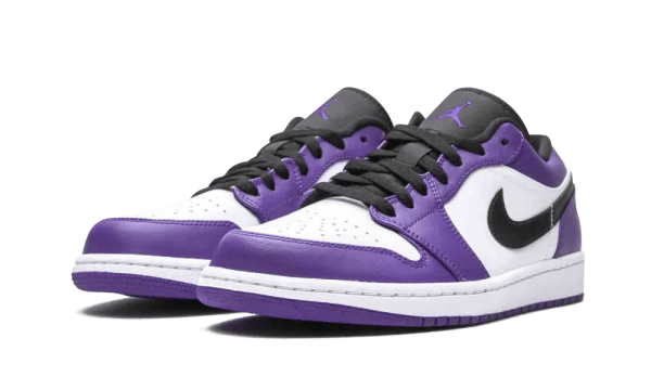 553558-500 Air Jordan 1 Low Court Purple White