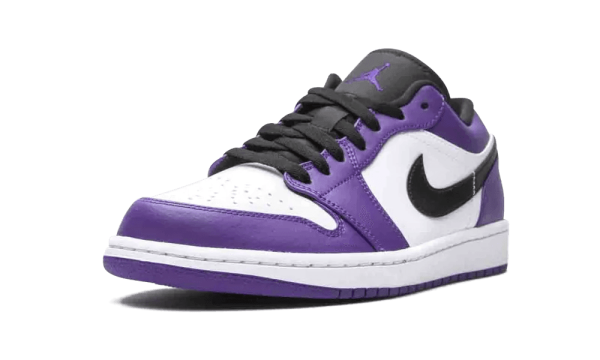 553558-500 Air Jordan 1 Low Court Purple White