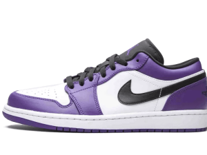 553558-500 Air Jordan 1 Low Court Purple White