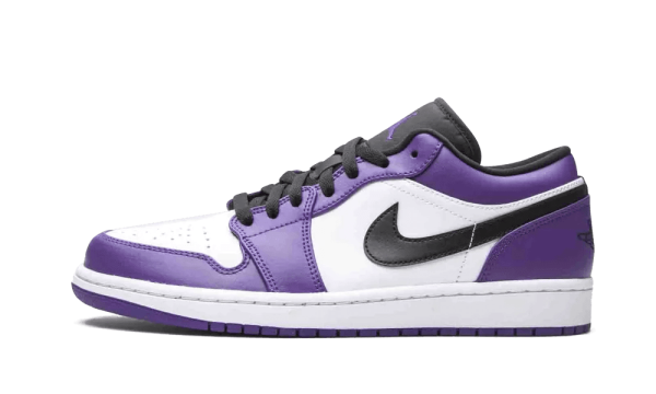 553558-500 Air Jordan 1 Low Court Purple White