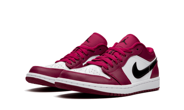 553558-604 Air Jordan 1 Low Noble Red