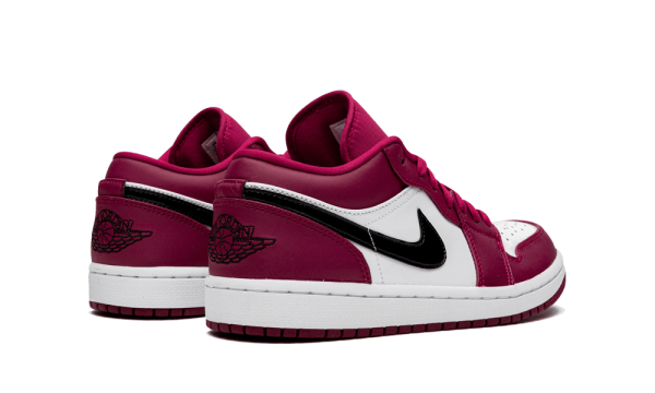 553558-604 Air Jordan 1 Low Noble Red