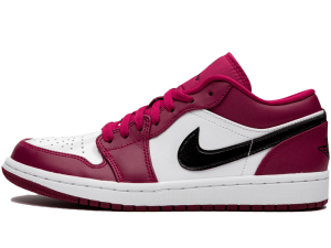 553558-604 Air Jordan 1 Low Noble Red