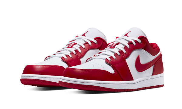 553558-611 Air Jordan 1 Low Gym Red White