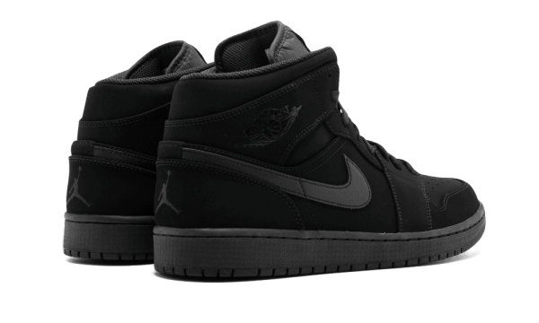 554724-040 Air Jordan 1 Mid Black White black