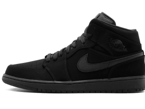 554724-040 Air Jordan 1 Mid Black White black