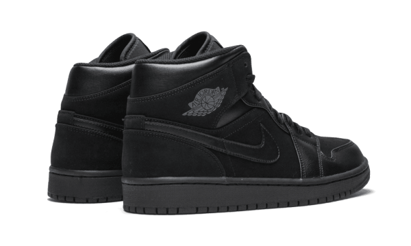 554724-050 Air Jordan 1 Mid Dark Grey Black