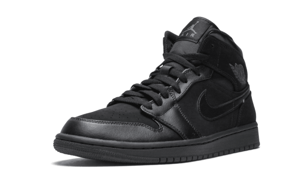 554724-050 Air Jordan 1 Mid Dark Grey Black