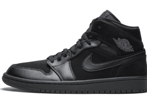 554724-050 Air Jordan 1 Mid Dark Grey Black