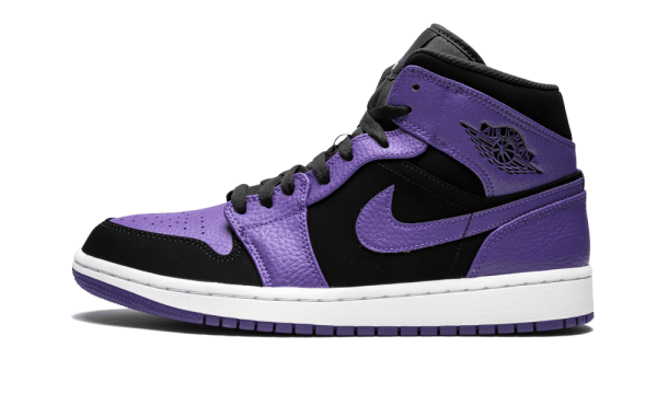 554724-051 Mode Air Jordan 1 Mid Black Dark Concord White