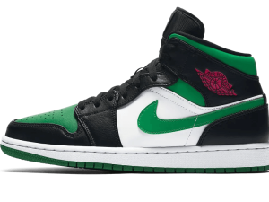 554724-067 Air Jordan 1 Mid Green Toe