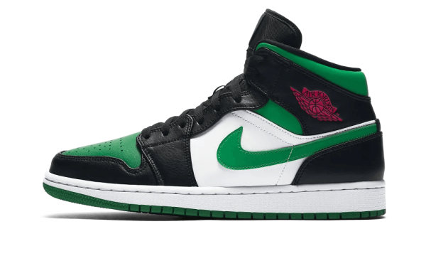 554724-067 Air Jordan 1 Mid Green Toe