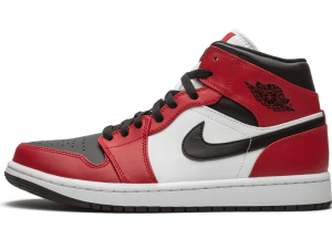 554724-069 Air Jordan 1 Mid Chicago Toe