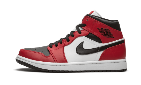 554724-069 Air Jordan 1 Mid Chicago Toe