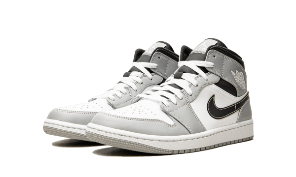 554724-078 Air Jordan 1 Mid Light Smoke Grey Anthracite