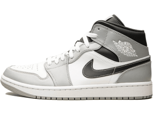 554724-078 Air Jordan 1 Mid Light Smoke Grey Anthracite