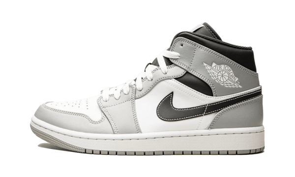 554724-078 Air Jordan 1 Mid Light Smoke Grey Anthracite