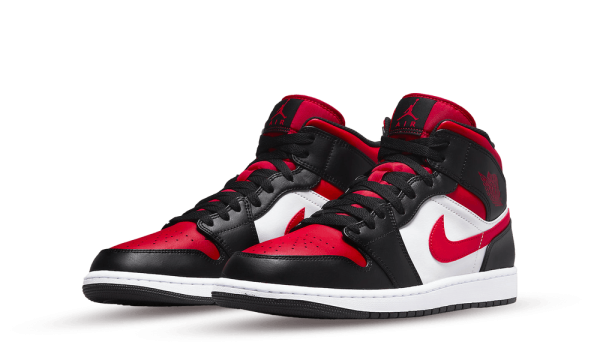 554724-079 Air Jordan 1 Mid Alternate Bred Toe