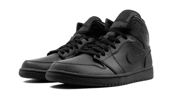 554724-091 Air Jordan 1 Mid Triple Black