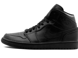 554724-091 Air Jordan 1 Mid Triple Black