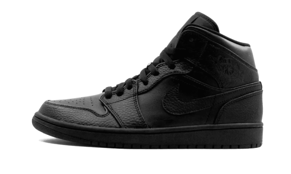 554724-091 Air Jordan 1 Mid Triple Black