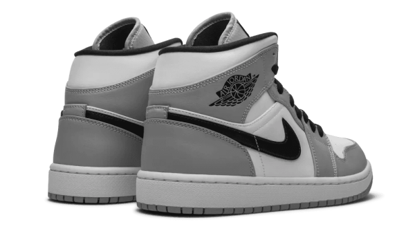 554724-092 Air Jordan 1 Mid Light Smoke Grey